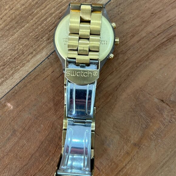 Rare Swatch Irony Diaphane Full-Blooded Chronograph SVCK4032G Unisex Watch main image 6